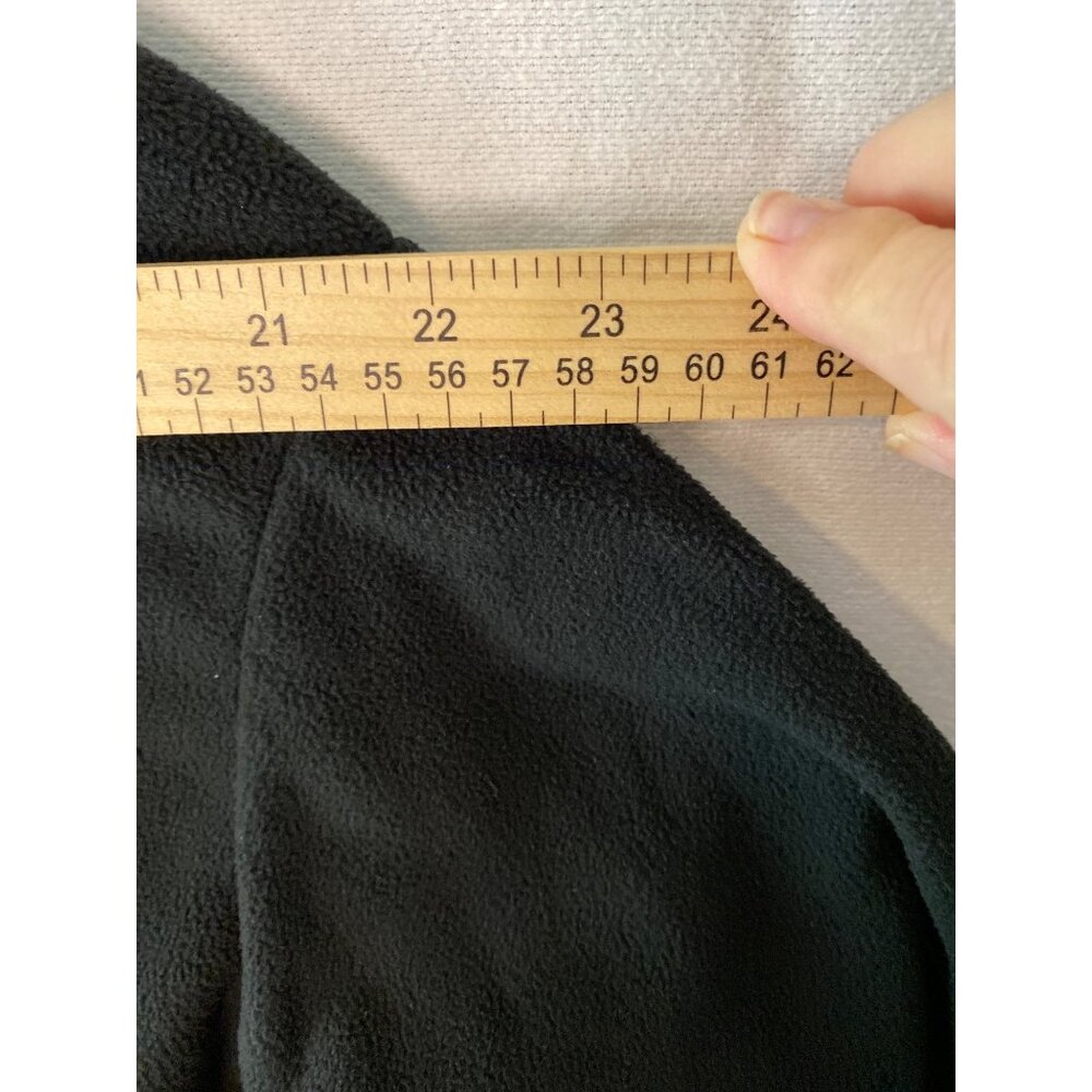 Women’s Black Velour Lounge Set EKOUER V Neck Top Pants Size M - Picture 3 of 13